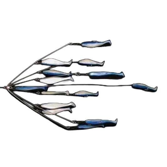 9er's Lures 6 Arm 6" Shad & Spinner Umbrella Rigs