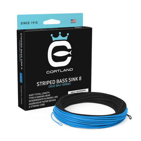 Cortland Cold Salt Series Striped Bass Sink 8 Fly Line