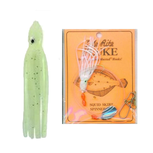 Tide Rite R563 Wide Gap Hook Squid Skirt Spinner Fluke Rig