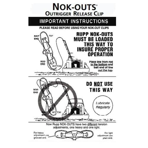 Rupp NOK OUT Outrigger Clips