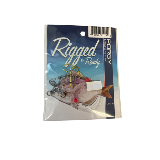 Porgy Three Way Rig Gold Hooks with Beads U461