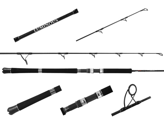Jigging World Luminous Hi-Pitch Spinning Jigging Rods