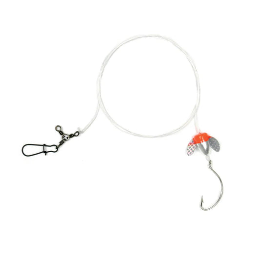 Tide Rite R567 Wide Gap Hook Spin-N-Glow Fluke Rig