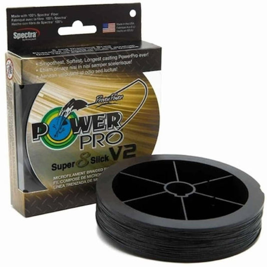 Power Pro Super 8 Slick V2 Braided Fishing Line (300 yd Spools)