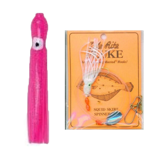 Tide Rite R563 Wide Gap Hook Squid Skirt Spinner Fluke Rig