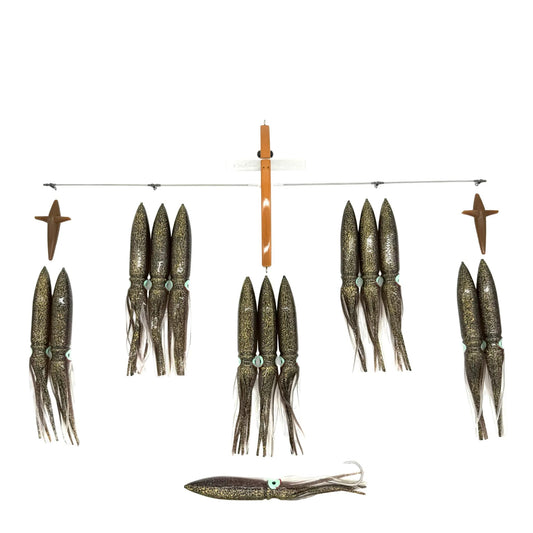 Carlson Offshore 36" Ultimate Bird Bar w/ 14 Fuku Squids