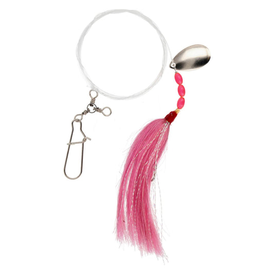 Eagle Claw Lazer Sharp Colored Hair Fluke Spinner Rig