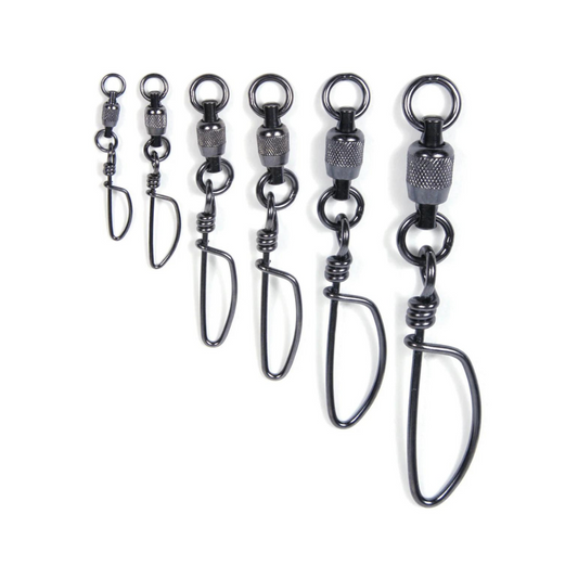 Krok Stainless Steel Dual Rotation Ball Bearing Snap Swivels