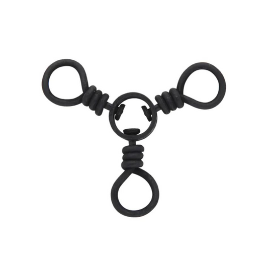 Dolphin Black 3-Way Swivels