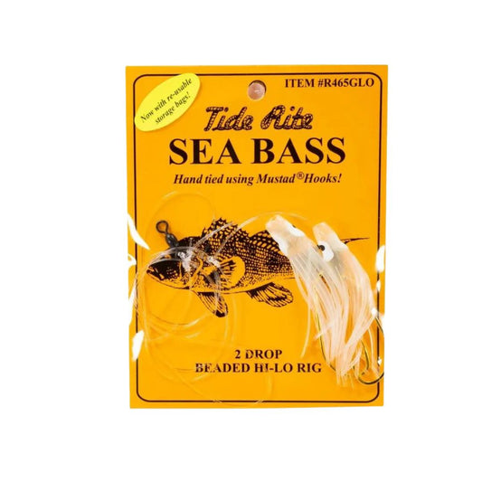 Tide Rite R465 Series Sea Bass 2-Drop Beaded Hi-Lo Rigs