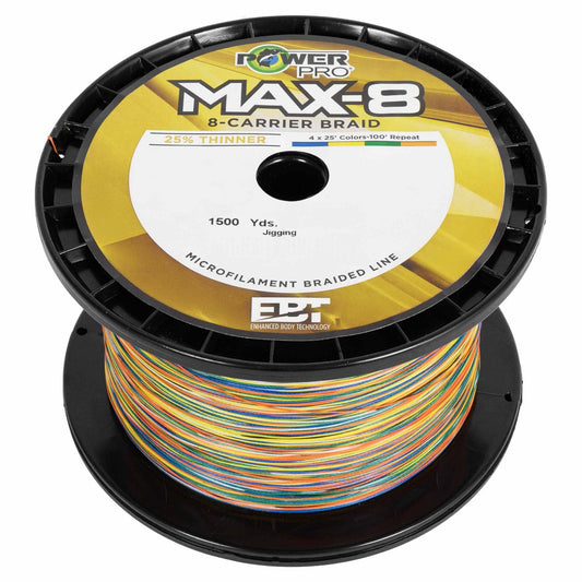 PowerPro MAX-8 Braided Fishing Line (500 yd Spools)