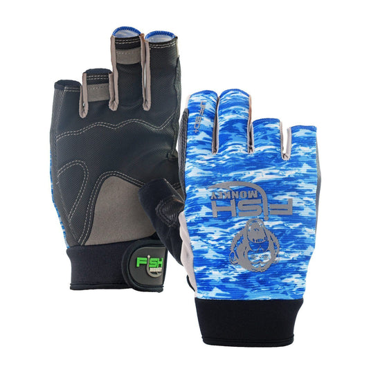 Fish Monkey The Crusher Half Finger Jigging Glove JB Tackle