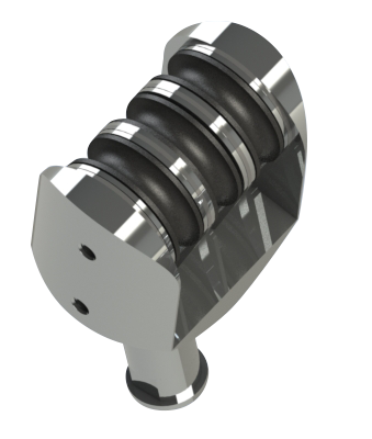 Rupp Marine Outrigger Pulley Clusters