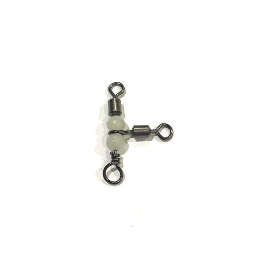 Tsunami Rolling T Swivel with Glow Beads