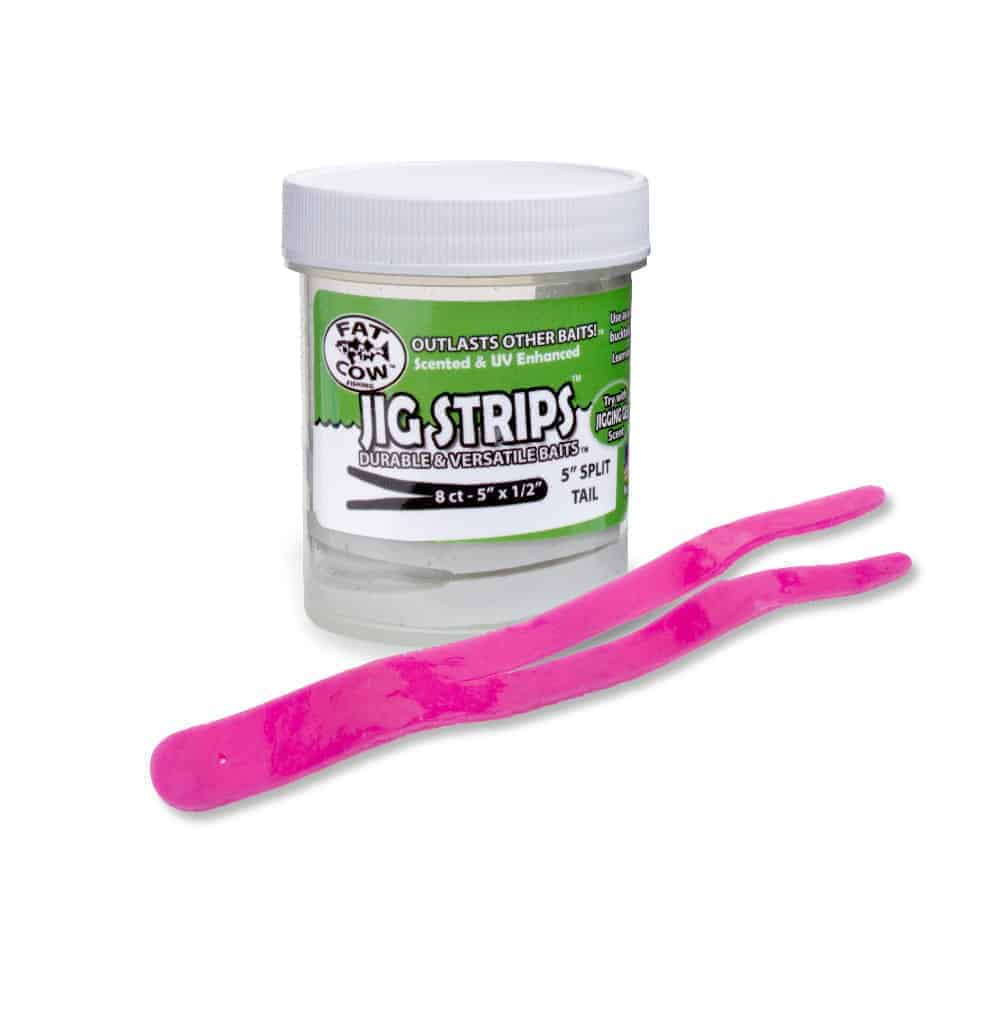 Fat Cow Jig Strips Split Tail