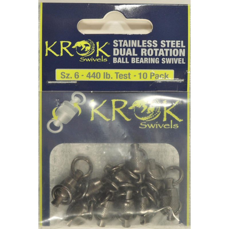Krok Stainless Steel Dual Rotation Ball Bearing Swivels