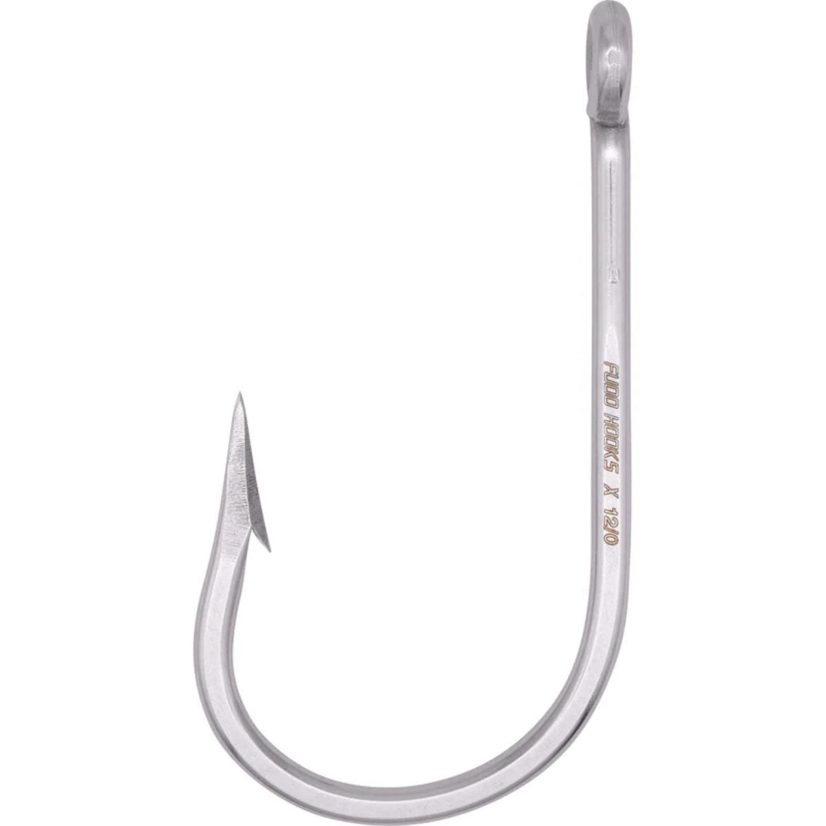 Fudo Fishing Super Ocean Tuna Ringed Eye Hooks - 2 pack