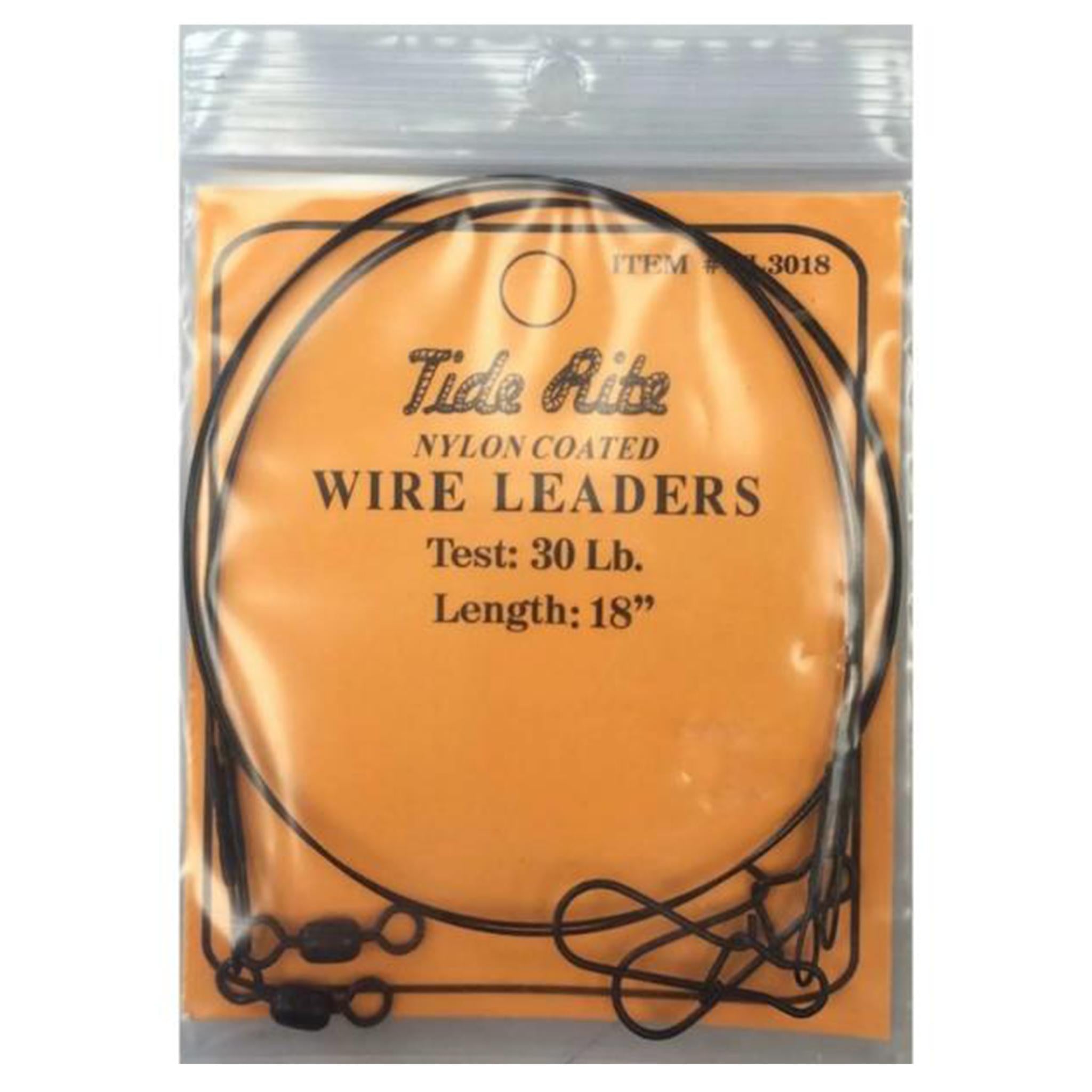 Tide Rite Nylon Coated Wire Leaders | J&B Tackle — J&B Tackle Co