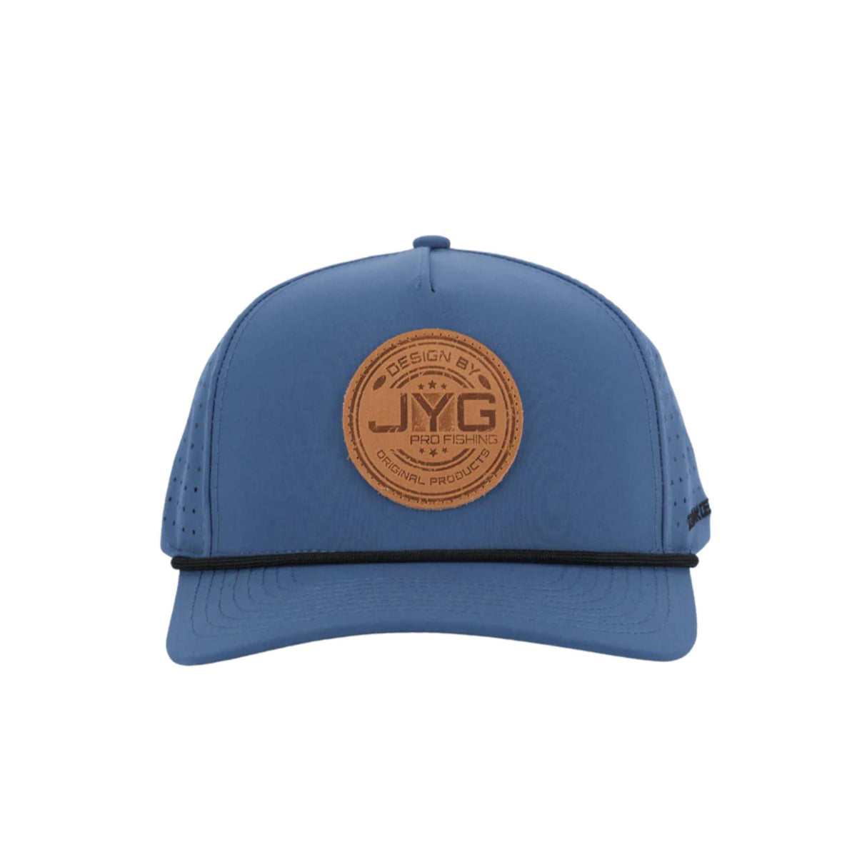 JYG Pro Leather Patch Black Rope Navy