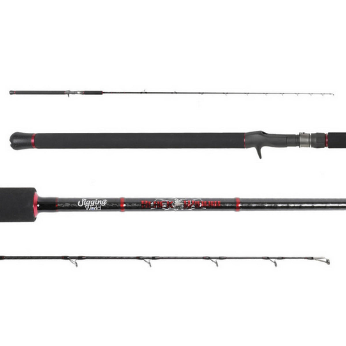 Jigging World Black Widow Conventional Jigging Rods