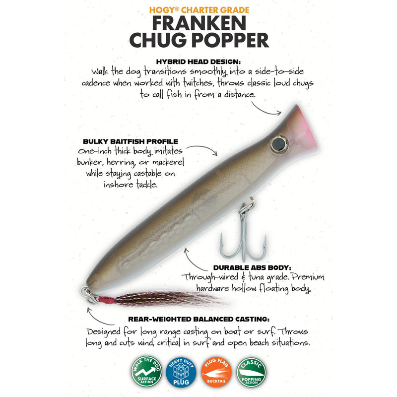 Hogy Charter Grade FRANKEN Macro Chug Poppers