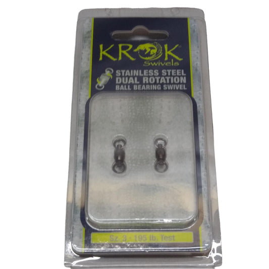 Krok Stainless Steel Dual Rotation Ball Bearing Swivels