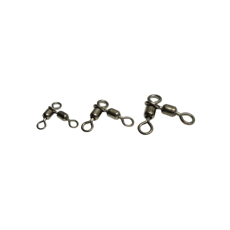 Shore Pro Tackle Black Three-way Crane Swivels