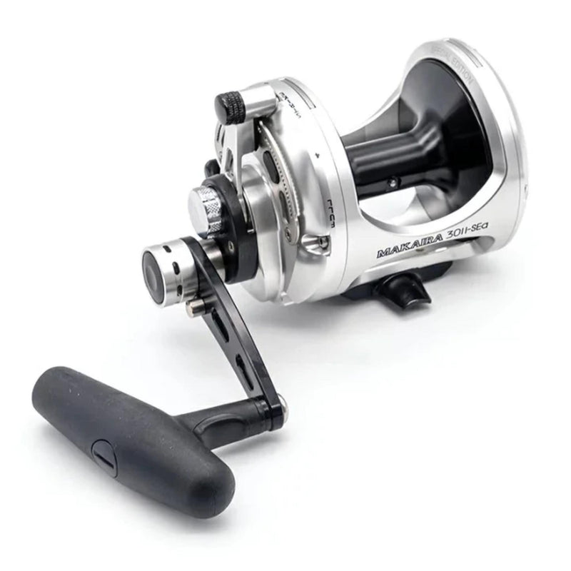 Okuma Makaira Special Edition Silver Two Speed Lever Drag Conventional Reels