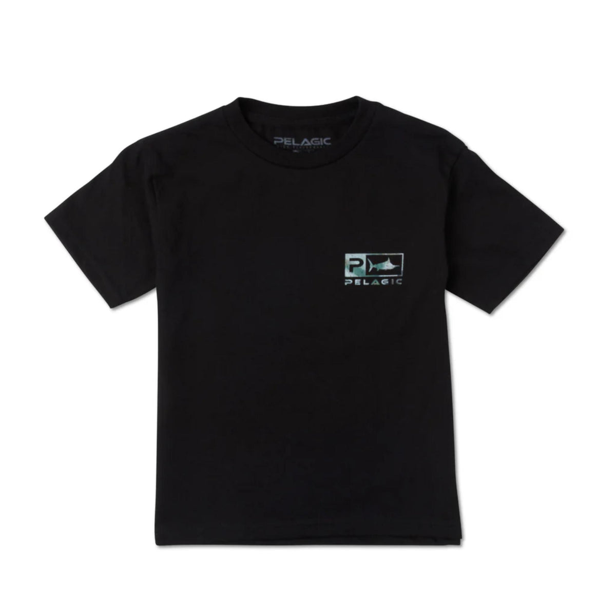 Pelagic Youth Tee Icon Open Seas Camo