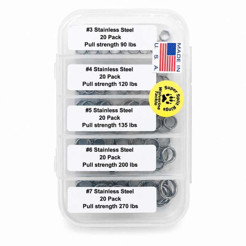 Wolverine Tackle Split Ring Assortment