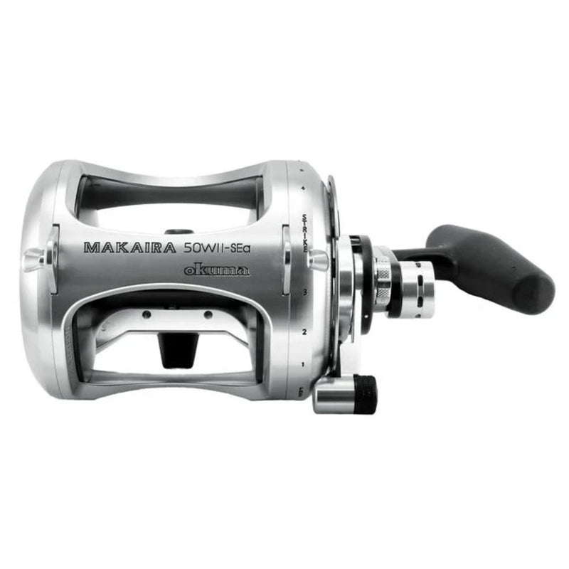 Okuma Makaira Special Edition Silver Two Speed Lever Drag Conventional Reels