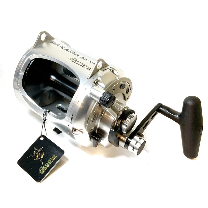 Okuma Makaira Special Edition Silver Two Speed Lever Drag Conventional Reels