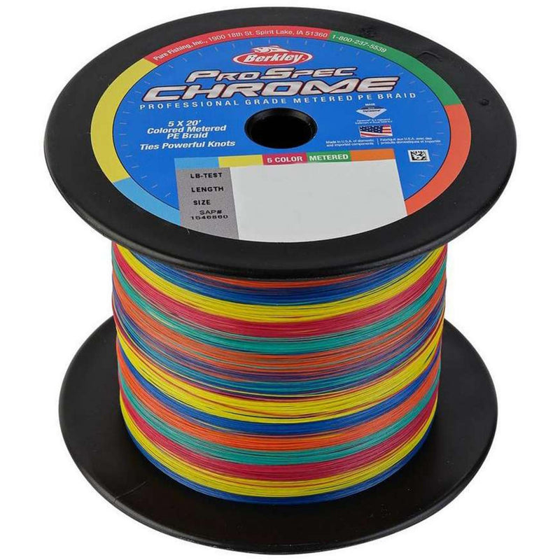 Berkley ProSpec Chrome 5x20' Metered Braid - 20lb