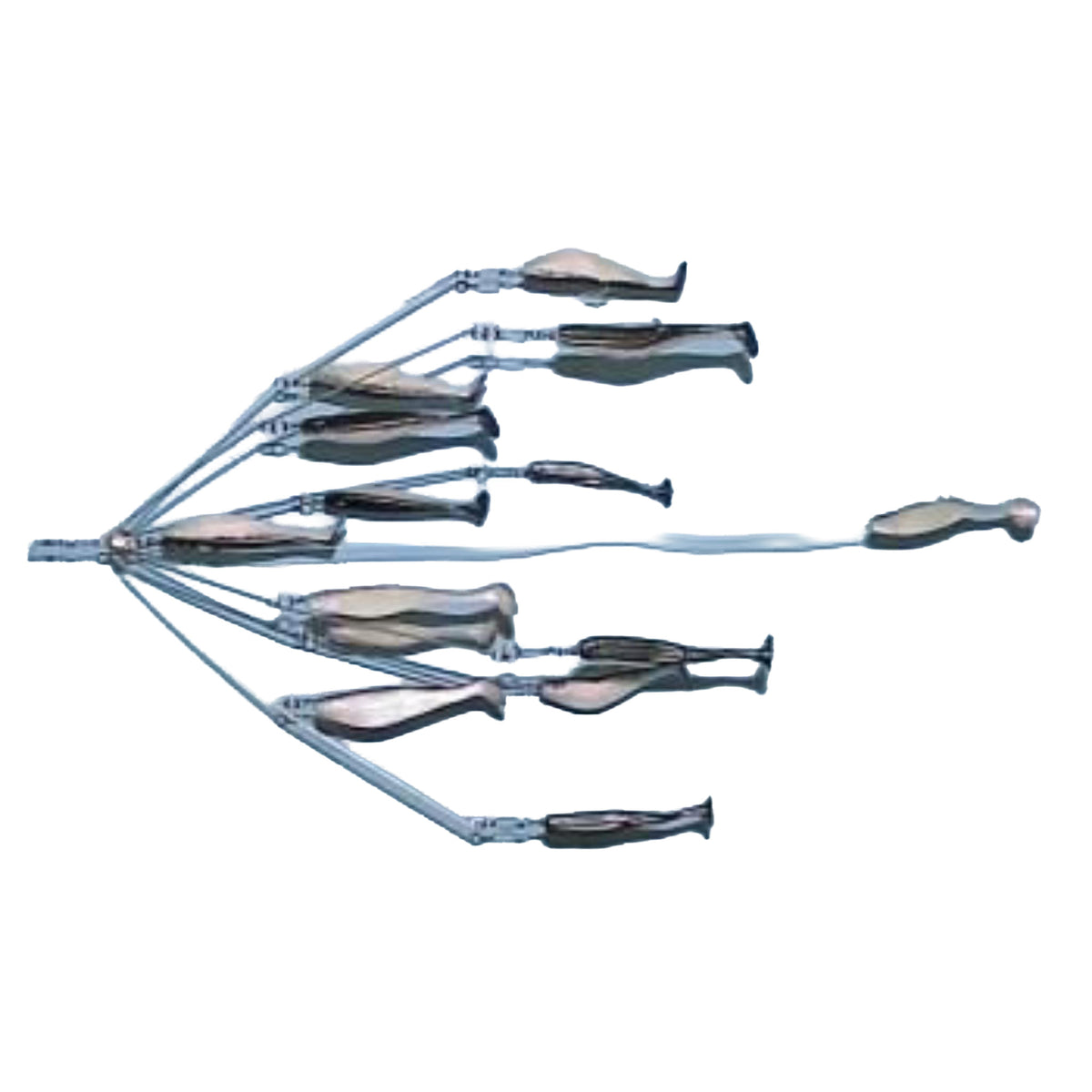 9er's Lures 6 Arm 6" Shad & Spinner Umbrella Rigs