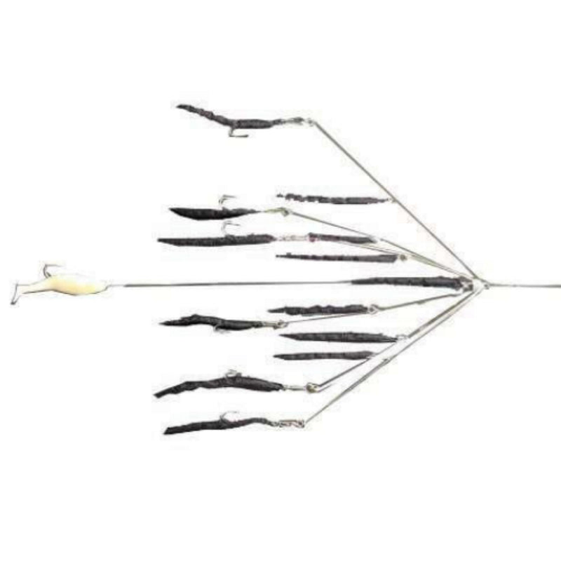 9er's Lures 6 Arm 7" Eel Umbrella Rigs