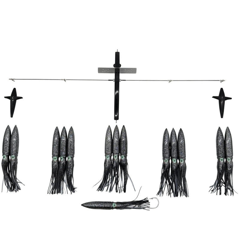 Carlson Offshore 36" Splash Bar w/ 7" Fuku Squids
