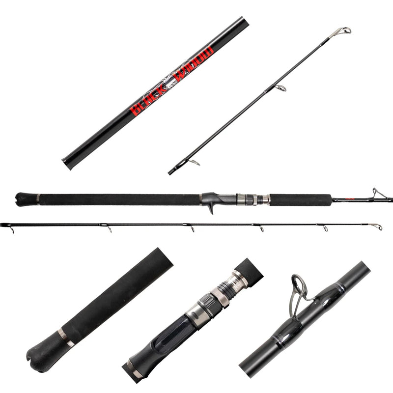 Jigging World Black Widow 2.0 Inshore Conventional Rods