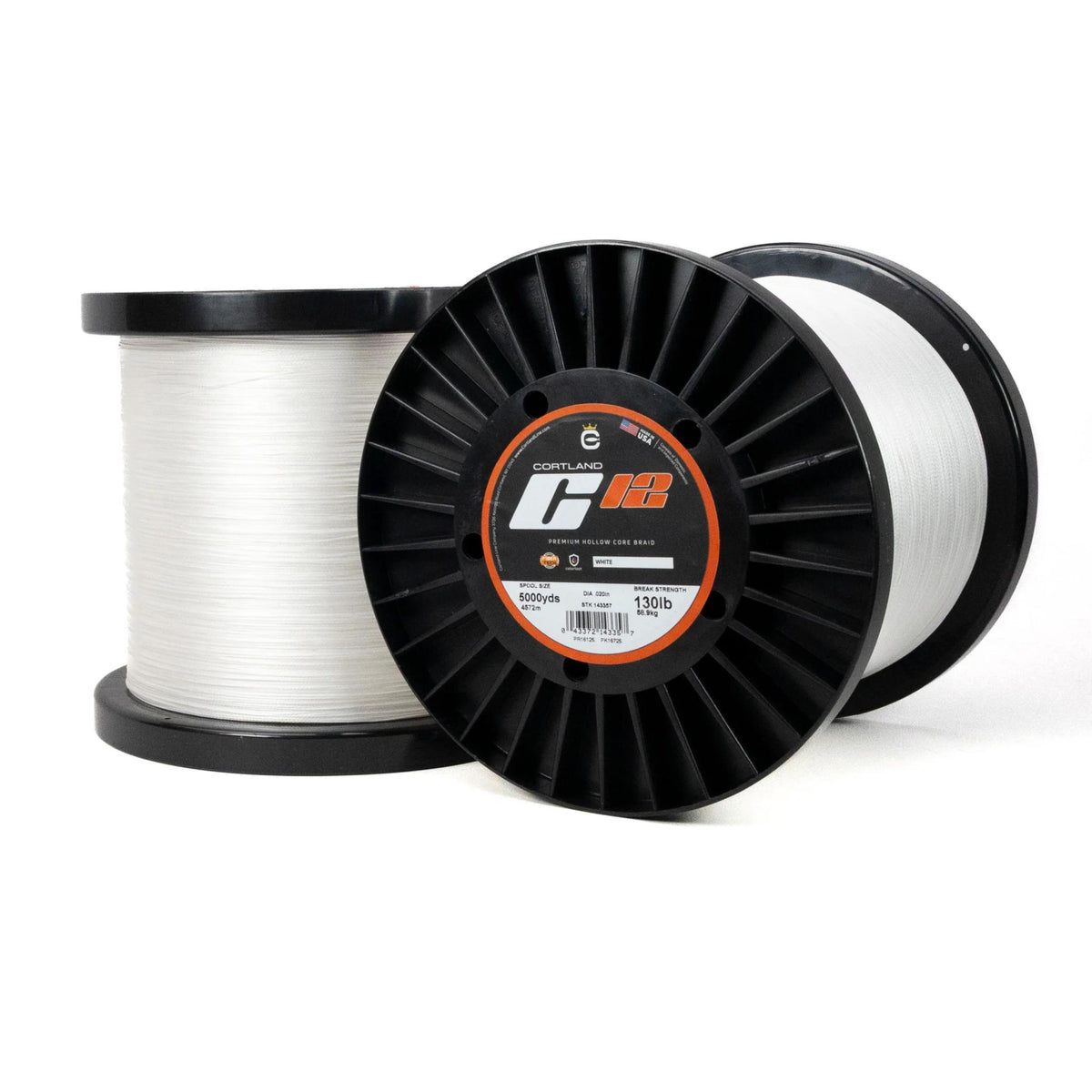 Cortland C-12 Wind On Hollow Core Leader Material (100 ft Spools)