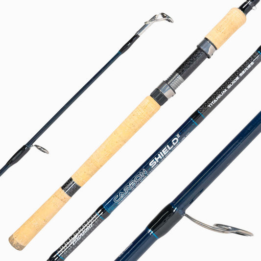 2025 New Tsunami Carbon Shield III Inshore Spinning Rods Blue