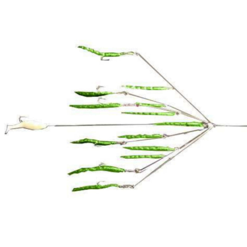 9er's Lures 6 Arm 7" Eel Umbrella Rigs