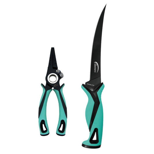 Danco Pro Series Knife And Plier Kit - 7.5" Stainless Pliers, 7" Fillet Knife