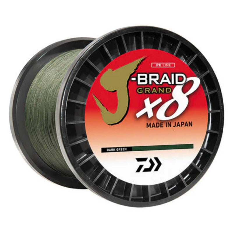 Daiwa J-Braid x8 Grand Braided Fishing Line (2500 yd Spools)