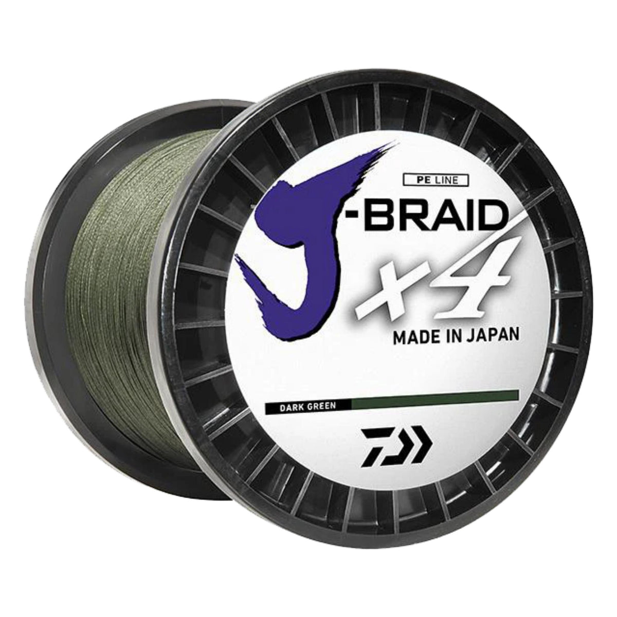 Daiwa J-Braid x4 Braided Line (3000 yd Spools)