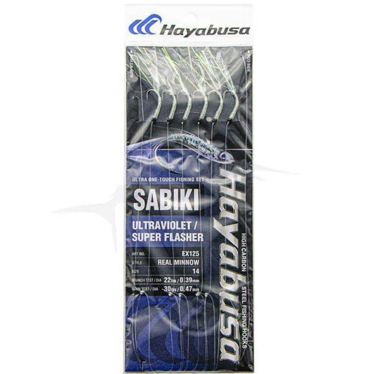 Hayabusa Ultraviolet Super Flasher Sabiki Rig EX125