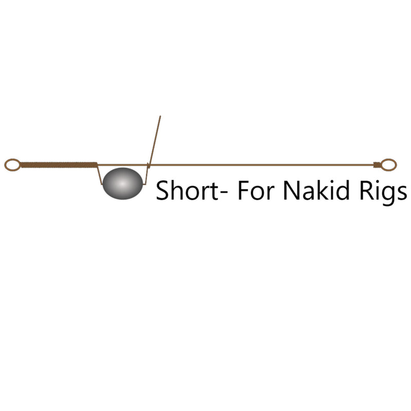Fish Razr Pin Rigs Short (Natural Baits)
