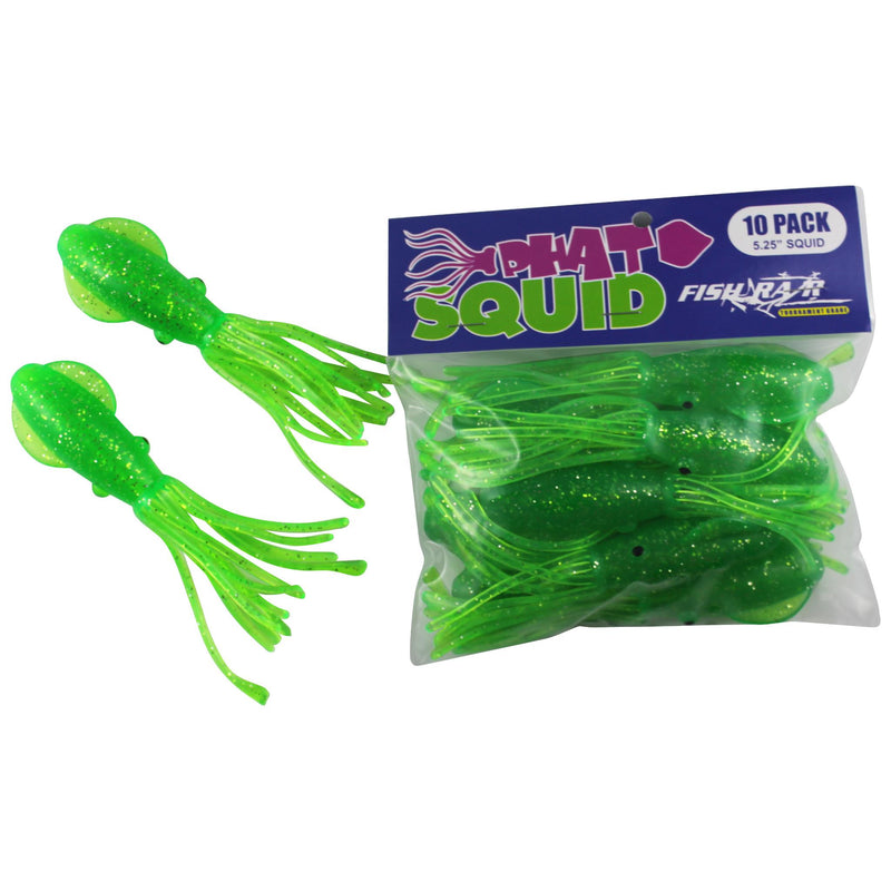 Fish Razr Phat Squid 5.25" (10 pack)