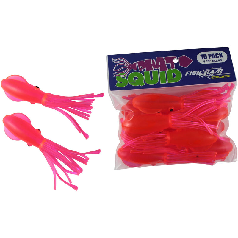 Fish Razr Phat Squid 5.25" (10 pack)