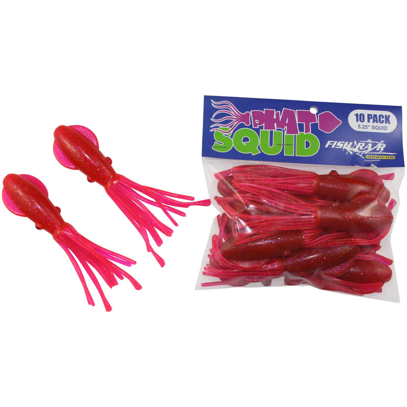 Fish Razr Phat Squid 5.25" (10 pack)