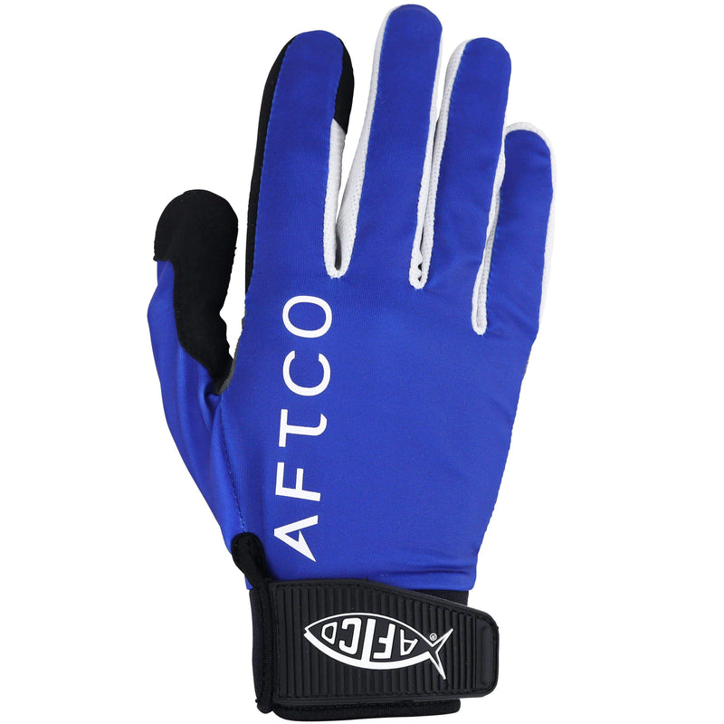 AFTCO JigPro Fishing Gloves Blue