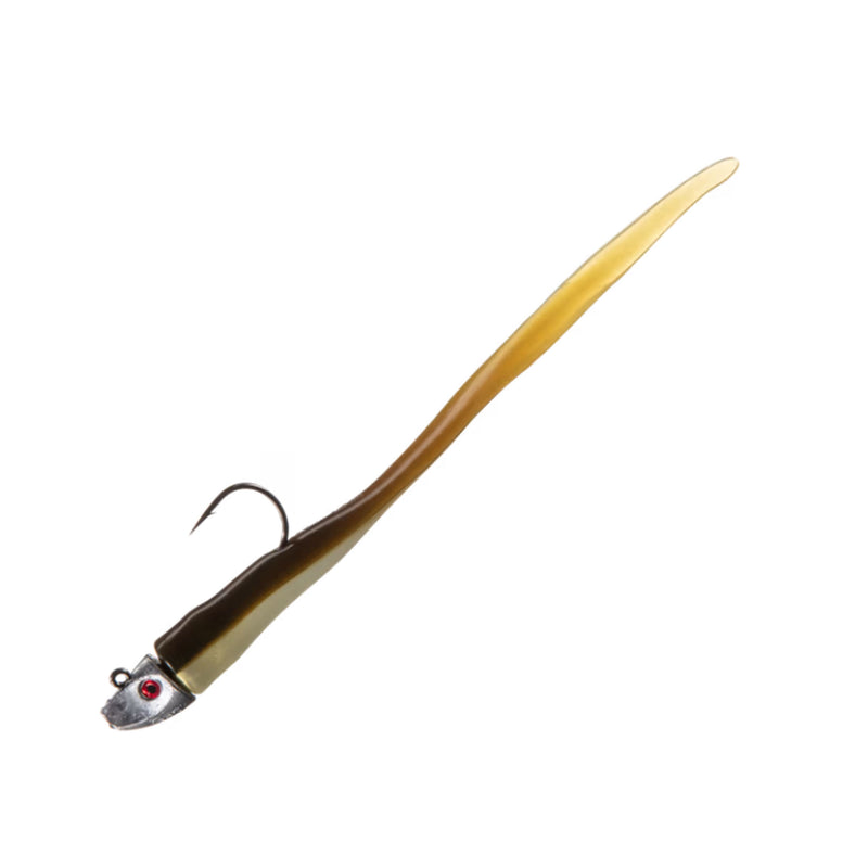 Al Gag's Lures Whip-It Eel - Olive Cream - 8' Al Gag's Lures Whip-It Eel - Olive Cream - 8'